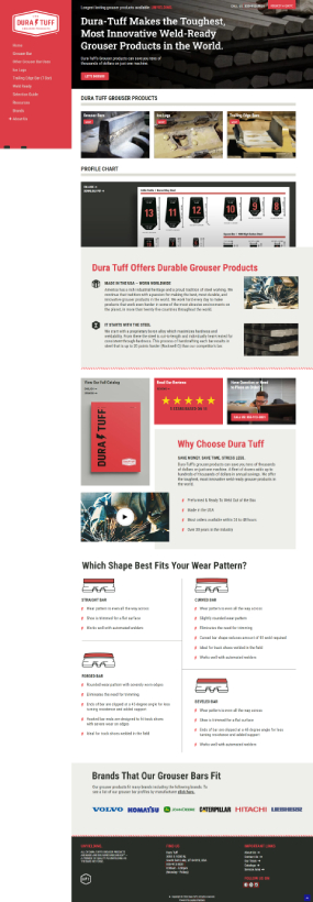 Dura Tuff - Toughest, Most Innovative Weld-Ready Grouser Products