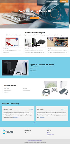 Game Console Repair